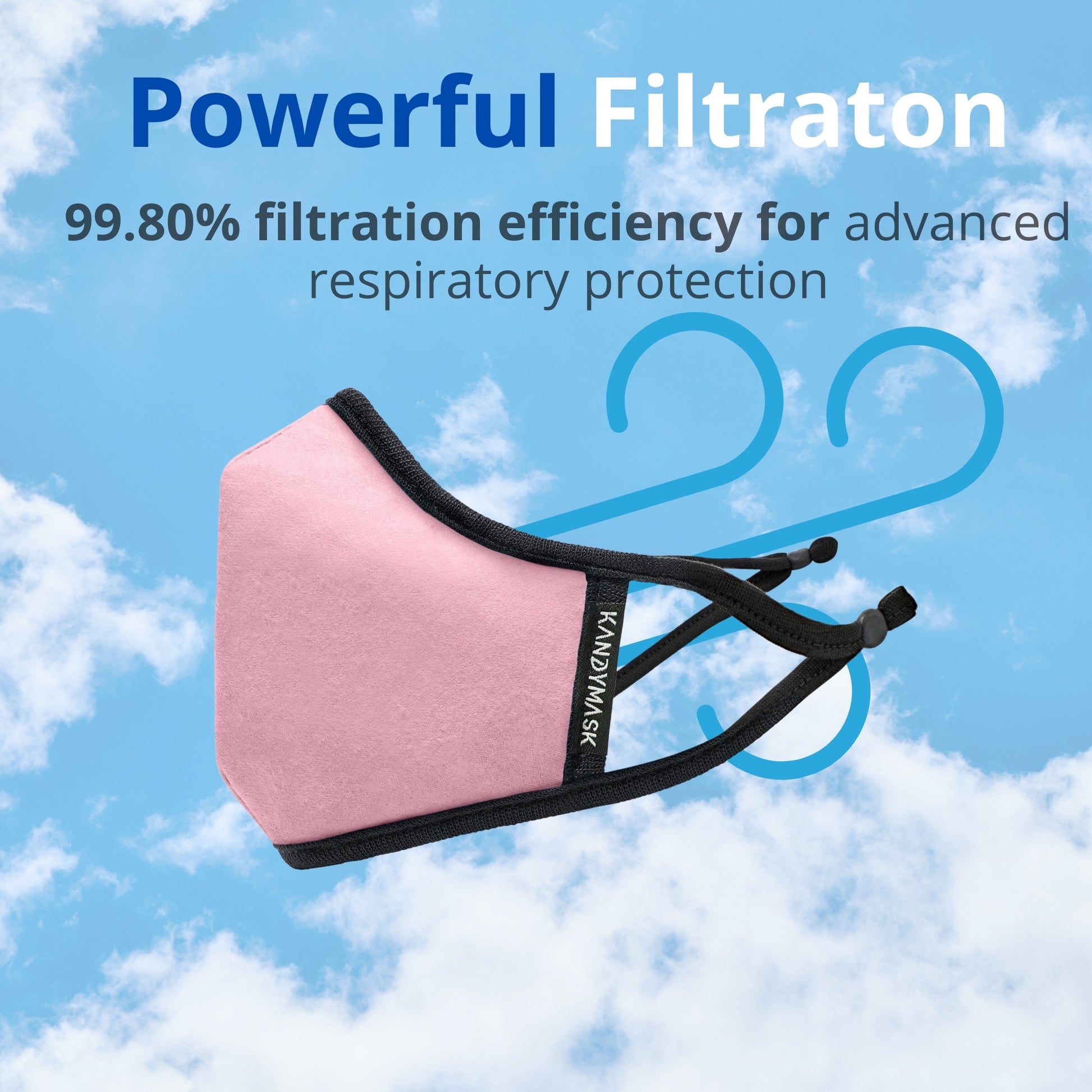 KandyMask Hope 7.0 Protective Mask - No Valve - www.kandymask.com
